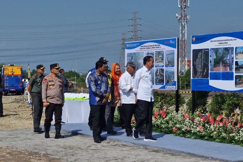 Tinjau Tanggul di Tambaklorok Semarang, Jokowi: Bisa Menahan Rob Minimal 30 Tahun