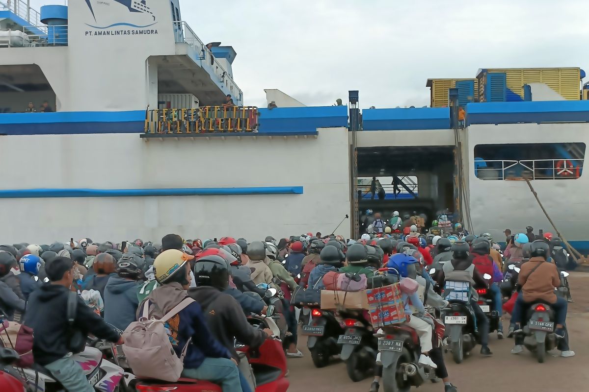  ASDP Tutup Layanan Motor di Ciwandan - Gambar Asli