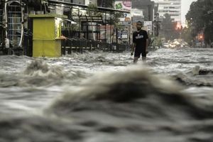 Hujan Deras, Sejumlah Lokasi di Solo dan Sukoharjo Kebanjiran