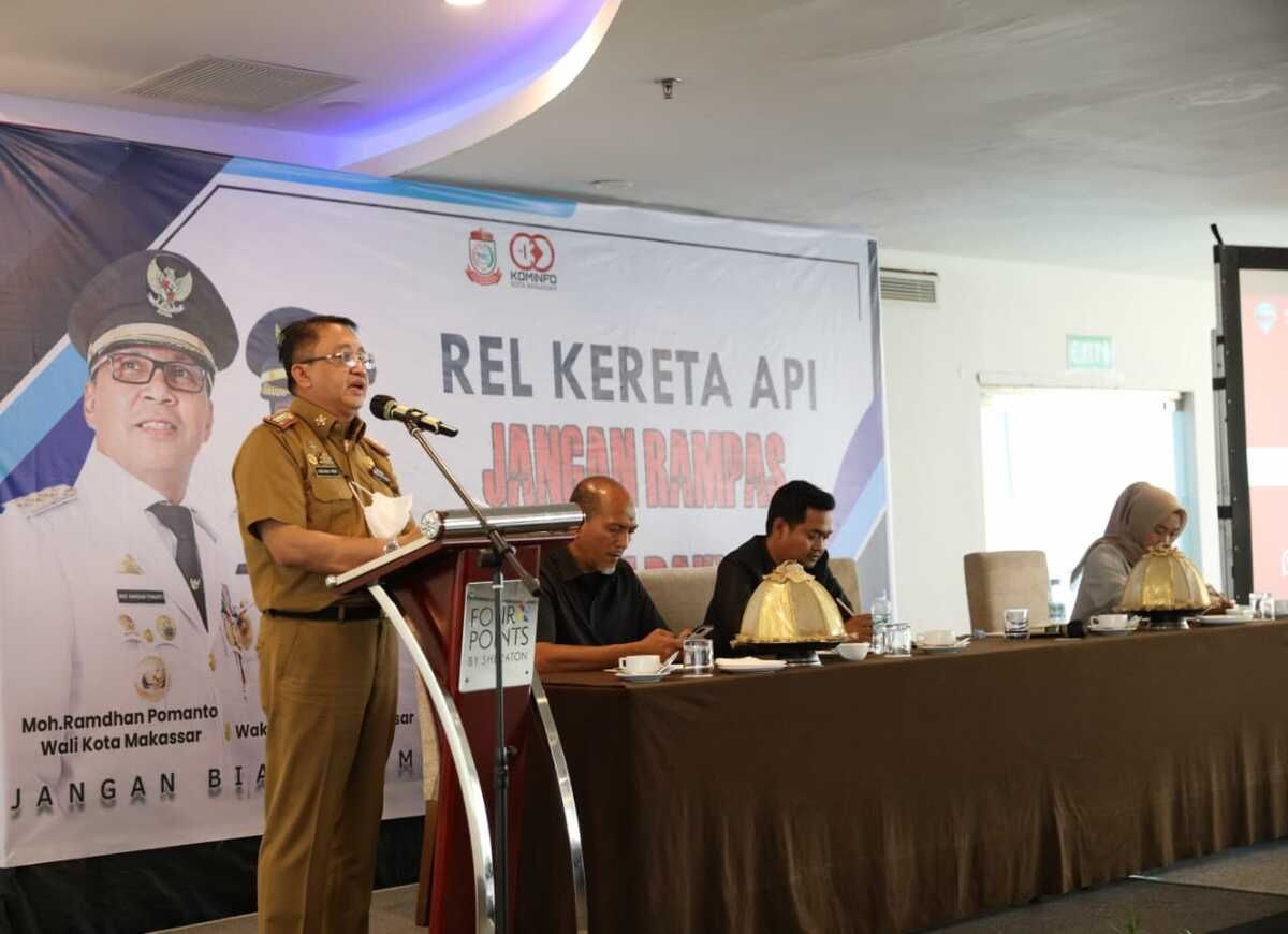 Pemkot Makassar Ajak Mahasiswa Kawal Rel Kereta Api Elevated