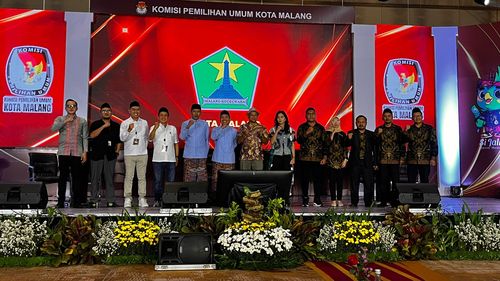 Hasil Quick Count Indikator Pilkada Kota Malang 2024, Data 5 Persen: Wahyu-Ali 49,49 Persen, Heri-Ganisa 19,53 Persen, dan Anton-Dimyati 30,97 Persen
