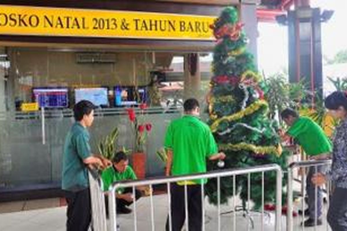 Persiapan mudik Natal 2013 dan Tahun Baru 2014.