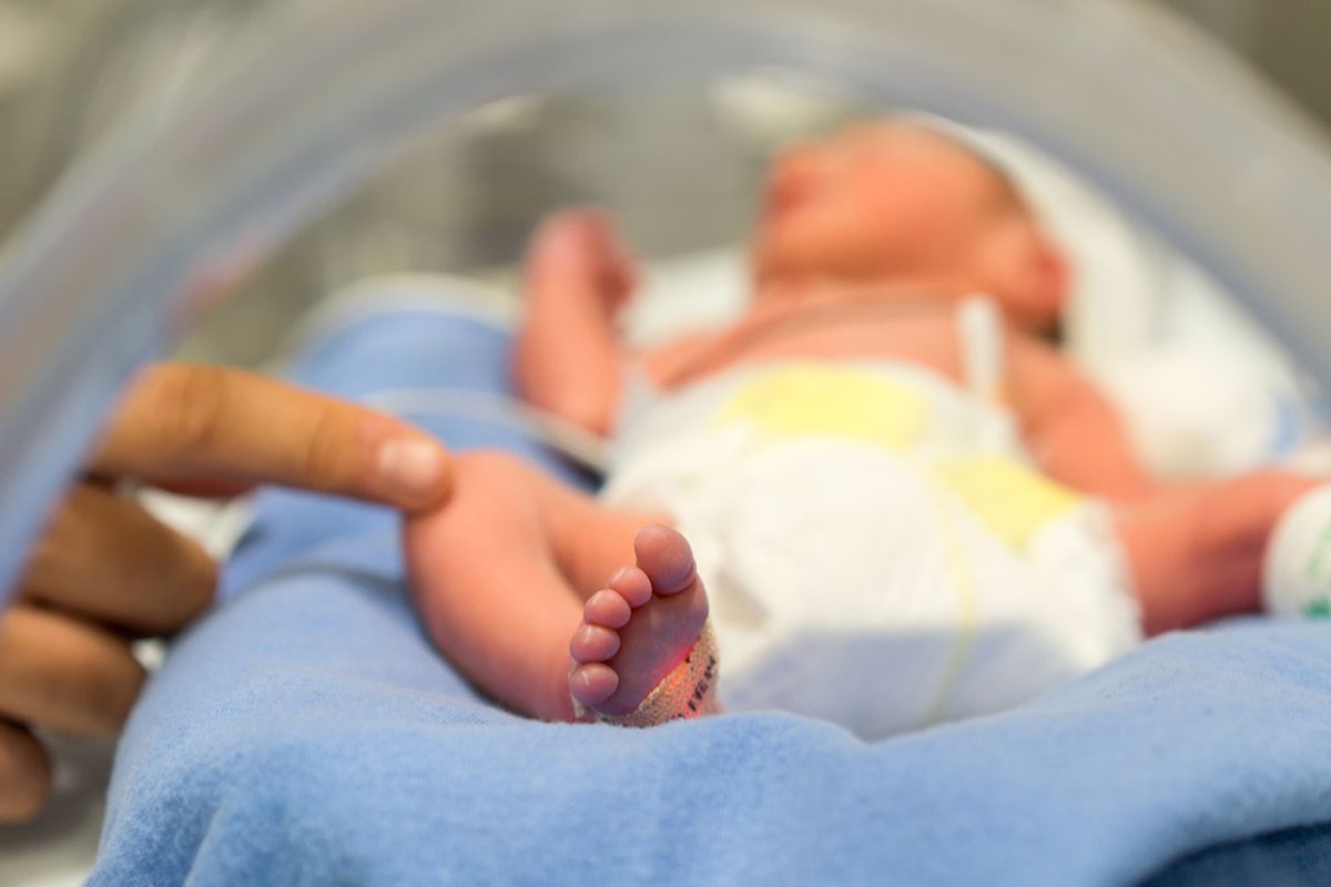 Ilustrasi bayi prematur