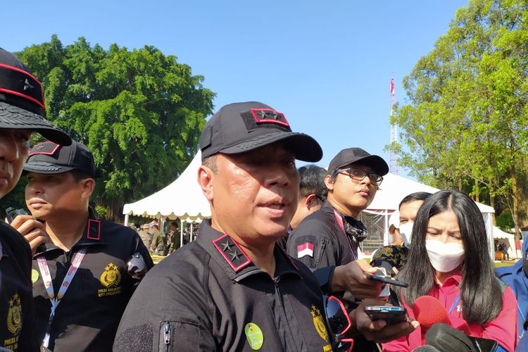 Kepala Divisi Humas Polri Irjen Dedi Prasetyo di Mako Brimob, Depok, Jumat (10/6/2022). 
