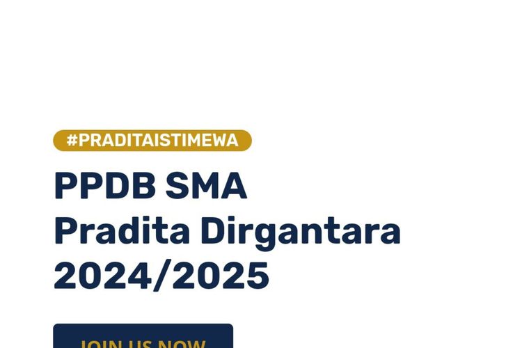 PPDB SMA Pradita Dirgantara 2024 siap dibuka bulan Desember 2023.