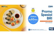 Smile Kimbab Berikan Potongan Rp 50.000 untuk Pelanggan yang Bayar dengan Kartu Kredit atau Debit BRI