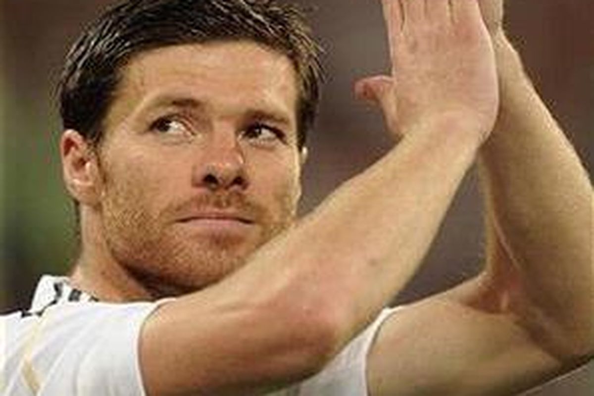 Gelandang Real Madrid, Xabi Alonso.