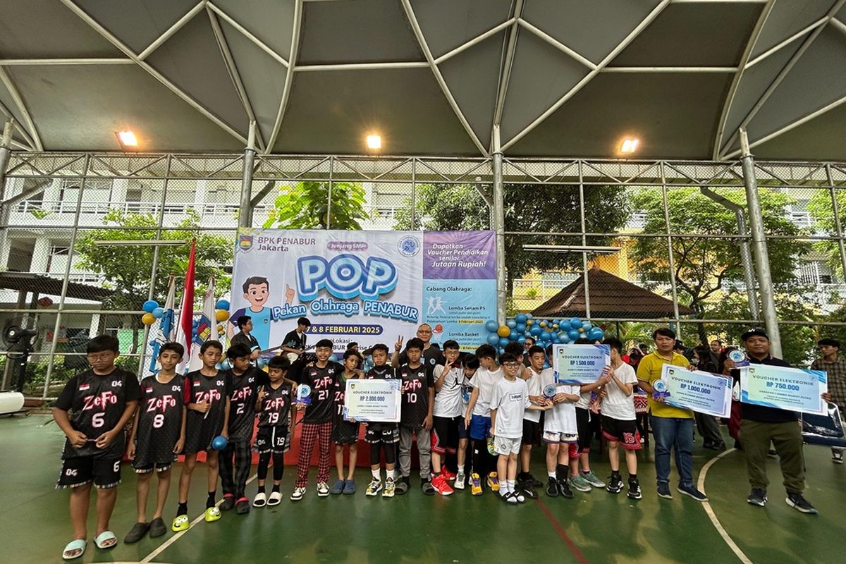 Badan Pendidikan Kristen (BPK) Penabur sukses menggelar ajang Pekan Olahraga Penabur (POP) 2025.  DOK. BPK Penabur