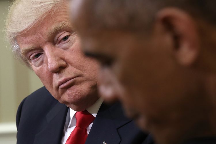 Donald Trump menyalahkan Obama atas pencaplokan Crimea yang dilakukan oleh Rusia.