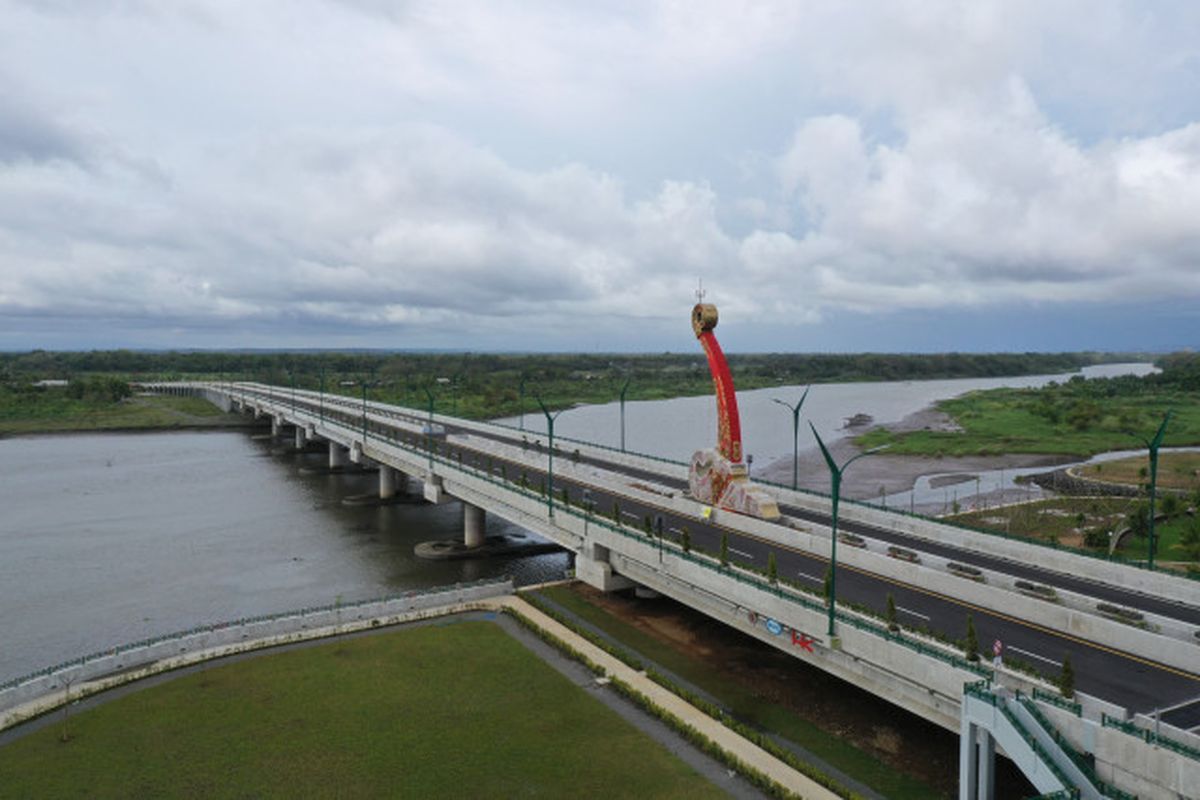 Jembatan Kretek 2 di Kabupaten Bantul, DIY.