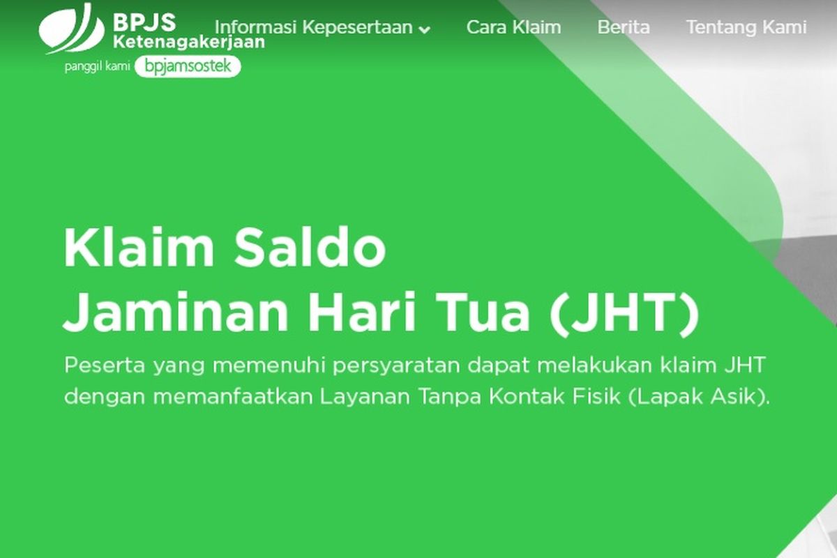 Syarat Dan Cara Klaim JHT Via Lapak Asik BPJS Ketenagakerjaan Online