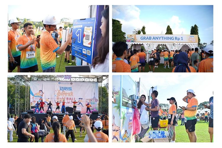 Suasana di Bali QRIS Summer Run 2025.