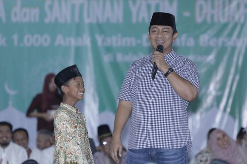 Bersama Basnaz, Hendi Salurkan Bantuan Kepada 1.000 Anak Yatim di Semarang