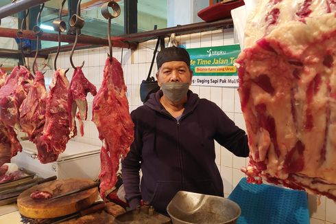 Setelah Mogok 4 Hari, Pedagang Daging Pasar Slipi Kembali Berjualan, Harga Masih Tinggi