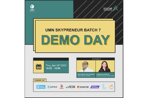 Dorong Inovasi Industri Startup di Indonesia, Skystar Ventures UMN Gelar Startup Demo Day 2021