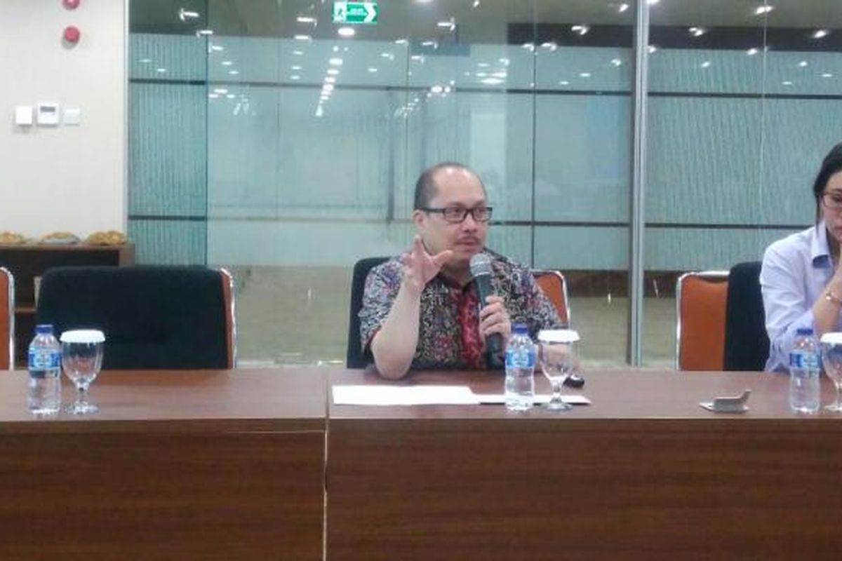 Direktur Keuangan PT Wijaya Karya (Persero) Tbk (WIKA) Steve Kosasih, di Jakarta, Selasa (31/1/2017).