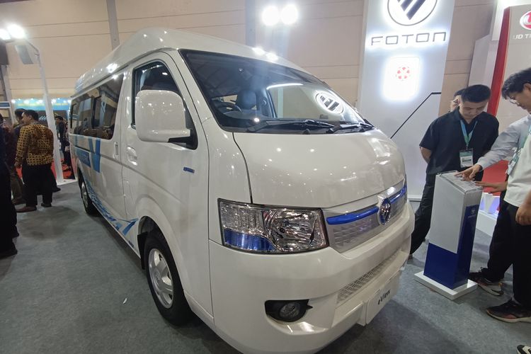 Foton Indonesia rilis mobil niaga listrik baru di Giicomvec 2024