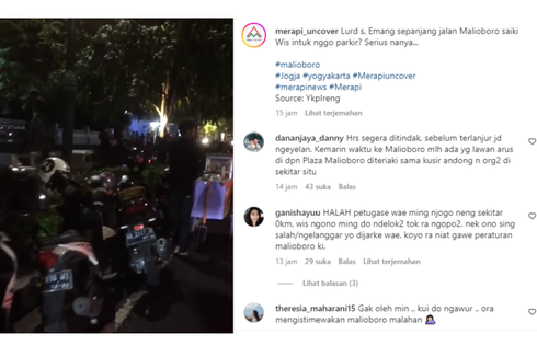Viral, Video Sepeda Motor Parkir Berderet di Sepanjang Jalan Malioboro, Ini Kata Dishub