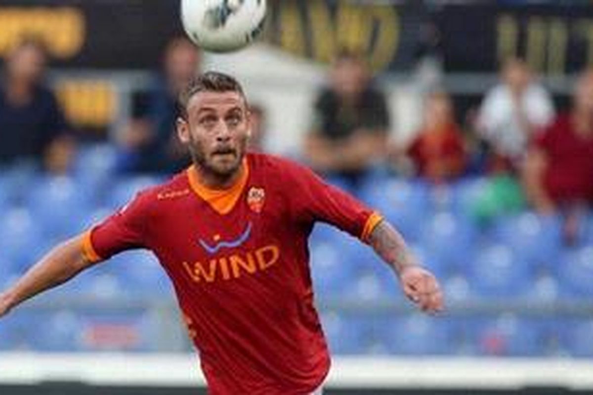 Gelandang AS Roma, Daniele De Rossi.