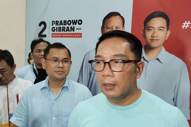 Ketua Tim Kampanye Daerah (TKD) Prabowo-Gibran Jawa Barat, Ridwan Kamil