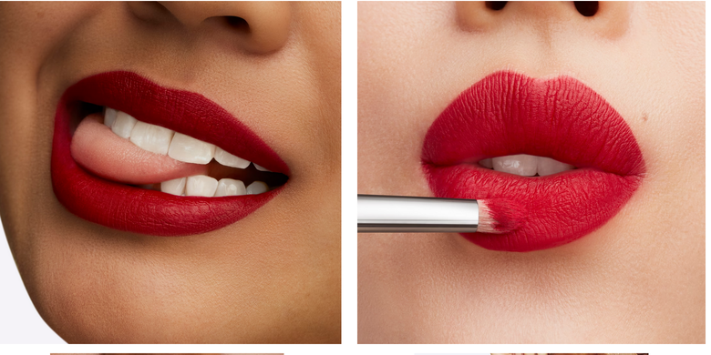 Lipstik merah Ruby Woo MAC Cosmetics cocok untuk berbagai warna kulit karena memiliki undertone biru