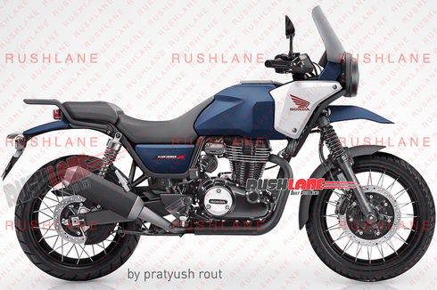 Muncul Gambar Render Calon Motor Baru Honda CB350 ADV