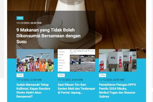 [POPULER TREN] Makanan yang Tak Boleh Dikonsumsi Bersamaan dengan Susu | Penjelasan PLN soal Penggantian Meteran Listrik Konvensional