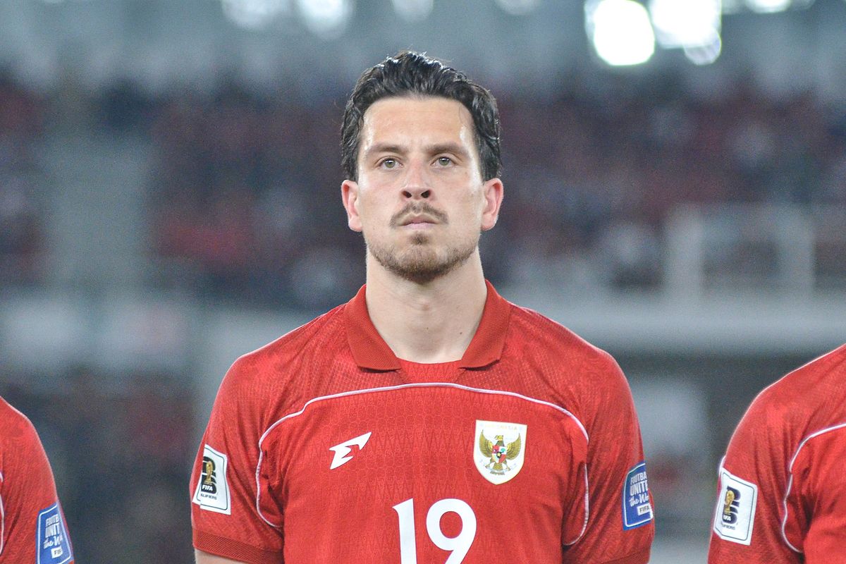 Thom Haye yang berseragam Timnas Indonesia saat diturunkan dalam laga melawan Bahrain di ronde ketiga Kualifikasi Piala Dunia 2026 Zona Asia, Semasa (25/3/2025) di Stadion Gelora Bung Karno, Senayan Jakarta. 