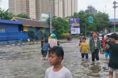 Banjir di Gunung Sahari, Anak-anak Merasa Seru Main di Ancol Saat Mobil Lewat