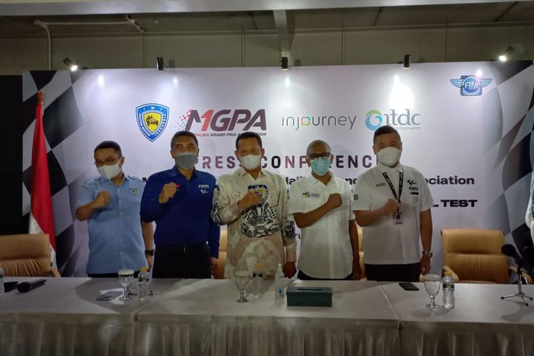 Penandatanganan kerja sama MGPA dengan IMI untuk MotoGP Indonesia 2022