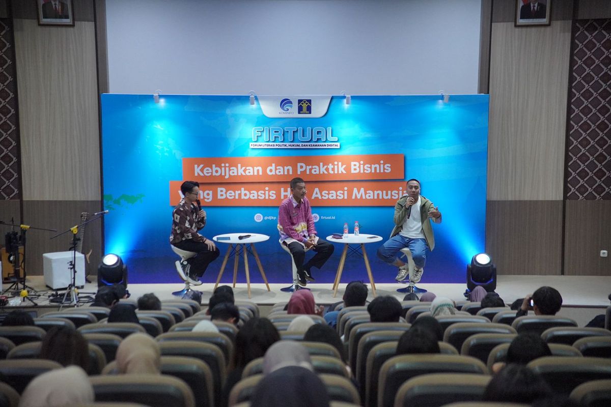 Kementerian Komunikasi dan Informatika (Kemenkominfo) menyelenggarakan Forum Literasi Politik Hukum dan Keamanan Digital (Firtual) dengan tema ?Kebijakan dan Praktik Bisnis yang Berbasis Hak Asasi Manusia? di Yogyakarta, Kamis (19/9/2024).