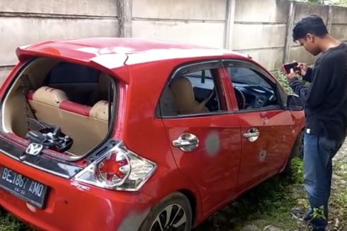 Brio Misterius Penuh Bekas Tembak di Lampung, Diduga Milik Komplotan Pencuri untuk Tabrak Polisi