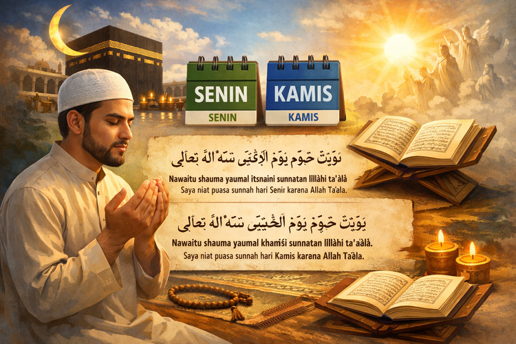 Puasa Senin Kamis dan niatnya serta keutamaan melaksanakan amalan ini.