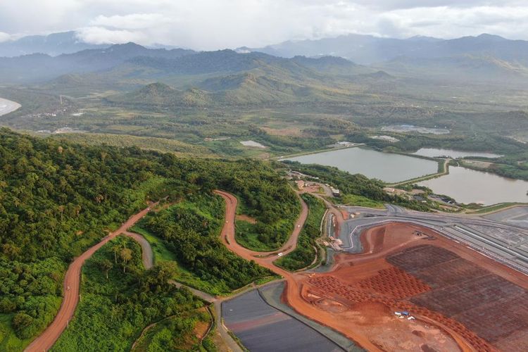 Salah satu tambang PT Merdeka Copper Gold Tbk (MDKA).
