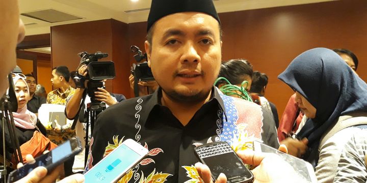 Anggota Bawaslu RI Mochammad Afifuddin usai Rapat Penetapan DPS dan DPSLN Pemilu 2019 di Jakarta, Sabtu (23/6/2018).