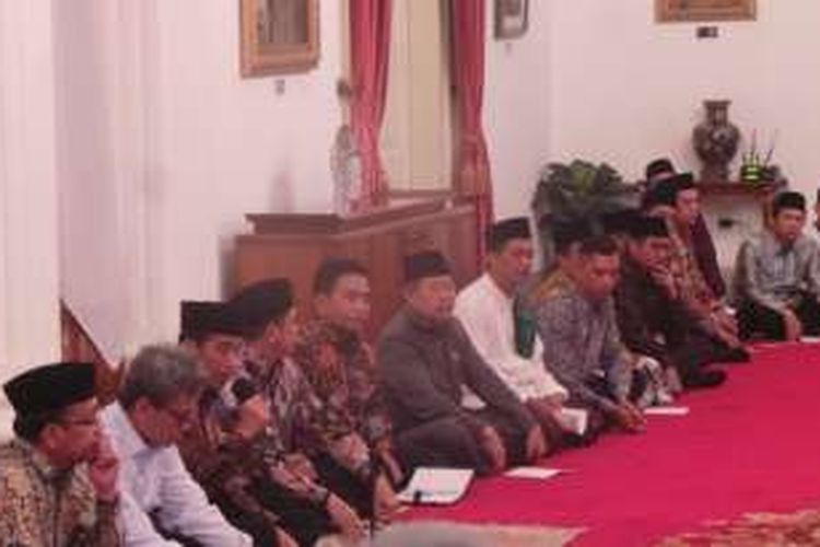 Presiden Jokowi mengundang para kiai dan ulama di wilayah Banten dan Jawa Barat ke Istana Negara, Jakarta, Kamis (10/11/2016).