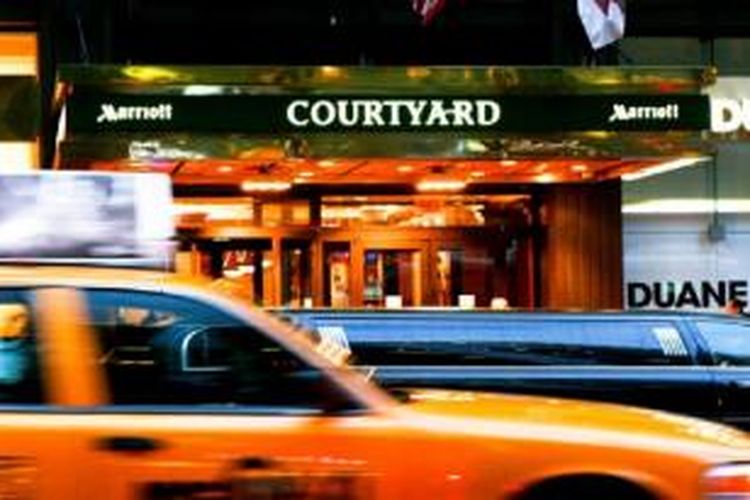 Courtyard Marriott Hotel, New York.