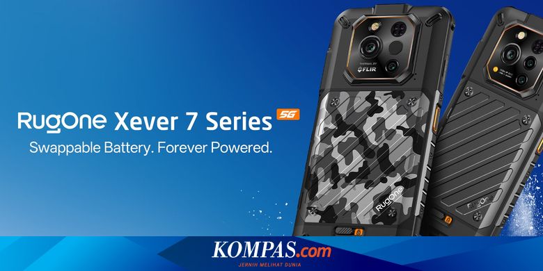 Ulefone Rilis Ponsel Tangguh RugOne Xever 7, Bisa Ganti Baterai Tanpa Matiin HP