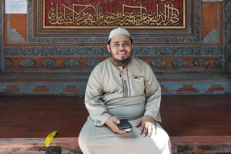 Ustad Fauzi bin Abdul Hamid (49) tokoh jamaah Arab yang tinggal di Denpasa Bali