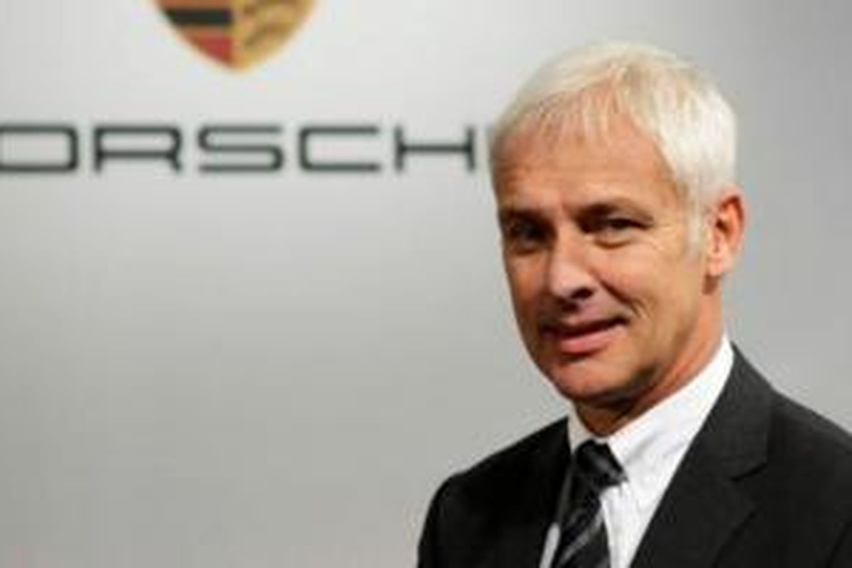 CEO Porsche Matthias Mueller