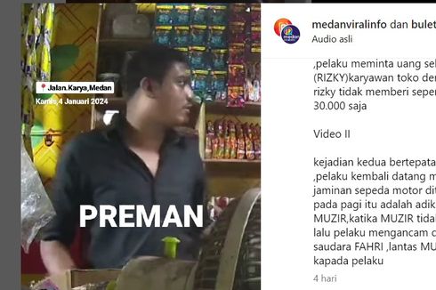 Preman Medan ke Pedagang: Sini Rp 30.000, Mau Ku Bakar Kedaimu?