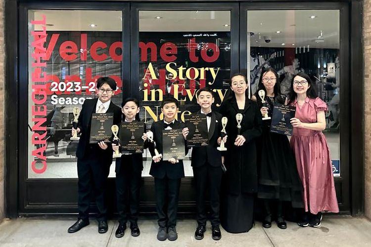 Enam siswa Indonesia mendapat undangan Golden Classical Music untuk tampil di Winner's Concert, New York, Amerika Serikat (7/12/2023).