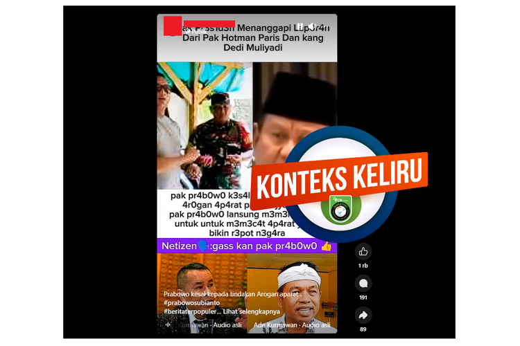 INFOGRAFIK: Video Ini Bukan Momen Prabowo Ungkap Kekesalan ke Aparat Arogan