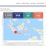 Update Rincian Kasus Corona di 29 Provinsi di Indonesia