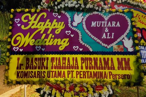 Saat Lokasi Resepsi Pernikahan Putri Anies Baswedan Dipenuhi Karangan Bunga, Ada dari Jokowi hingga Ahok