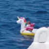 Anak Berusia 4 Tahun Duduk di Atas Perahu Karet Unicorn Tersapu Ombak ke Tengah Laut Lepas