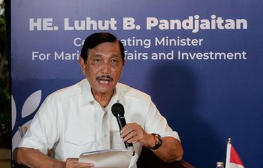 Menteri Koordinator bidang Kemaritiman dan Investasi, Luhut Pandjaitan.