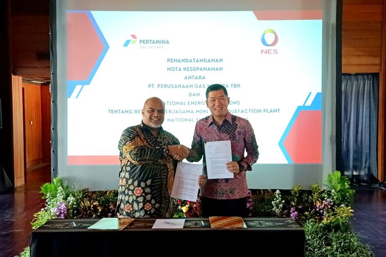 Penandatanganan MoU PGN bersama NES