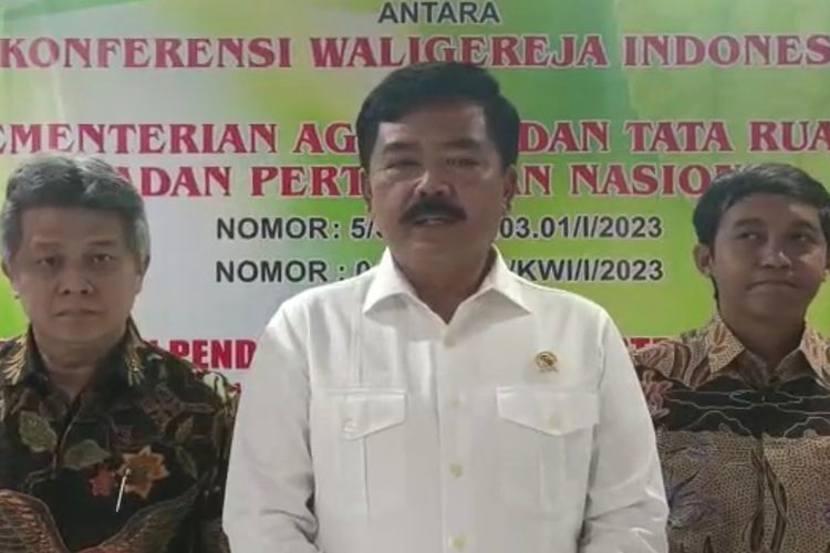 Menteri ATR/Kepala BPN Hadi Tjahjanto.
