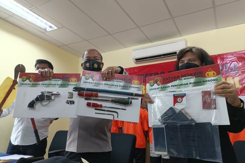 Sindikat Pencuri Bersenjata Spesialis Bobol Rumah Kosong di Bekasi Ditangkap, 2 Orang Masih Buron